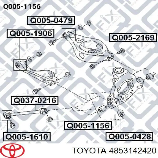  Toyota 4853142420 ціна, від 33.86 USD