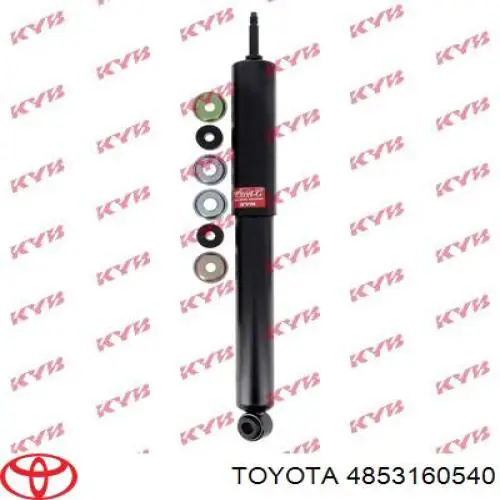 Амортизатор задній, правий Toyota 4853160540 ціна, від 48.42 USD