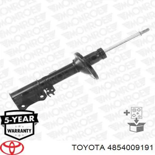 Амортизатор задній, лівий Toyota 4854009191 ціна, від 43.34 USD