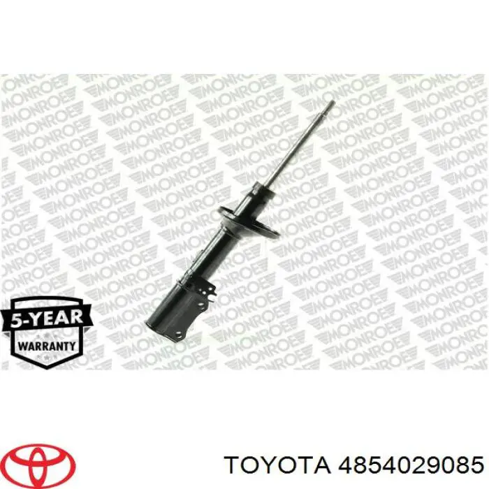 Амортизатор задній, правий Toyota 4854029085 ціна, від 65.87 USD
