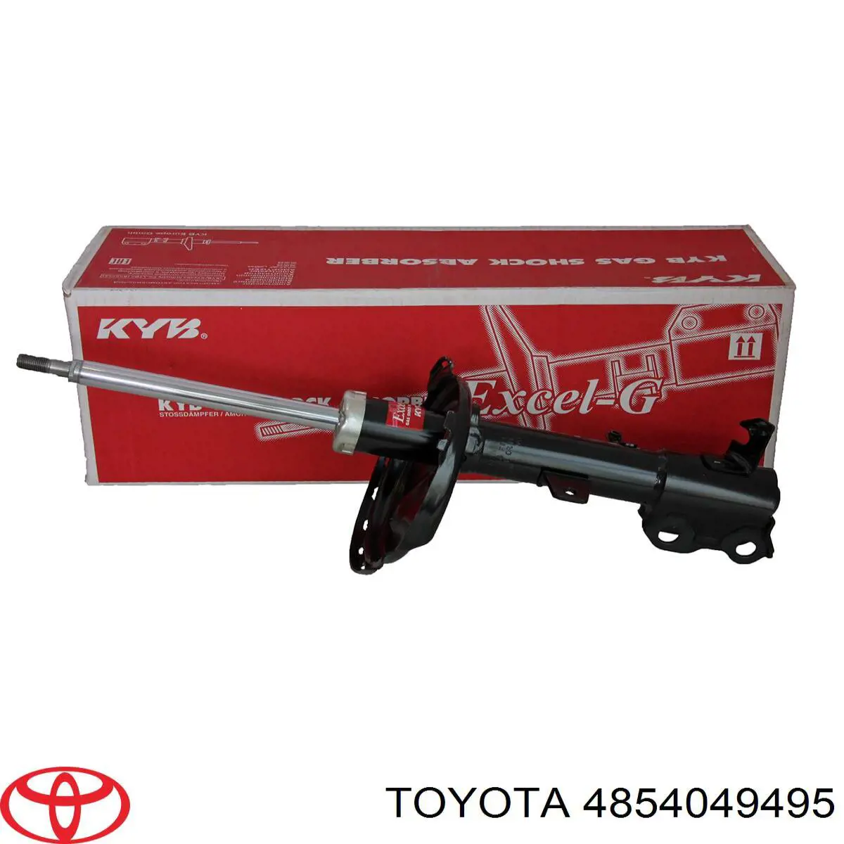 4854049495 Toyota Амортизатор задній, лівий