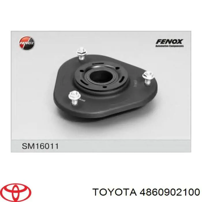 4860902100 Toyota опора амортизатора переднього