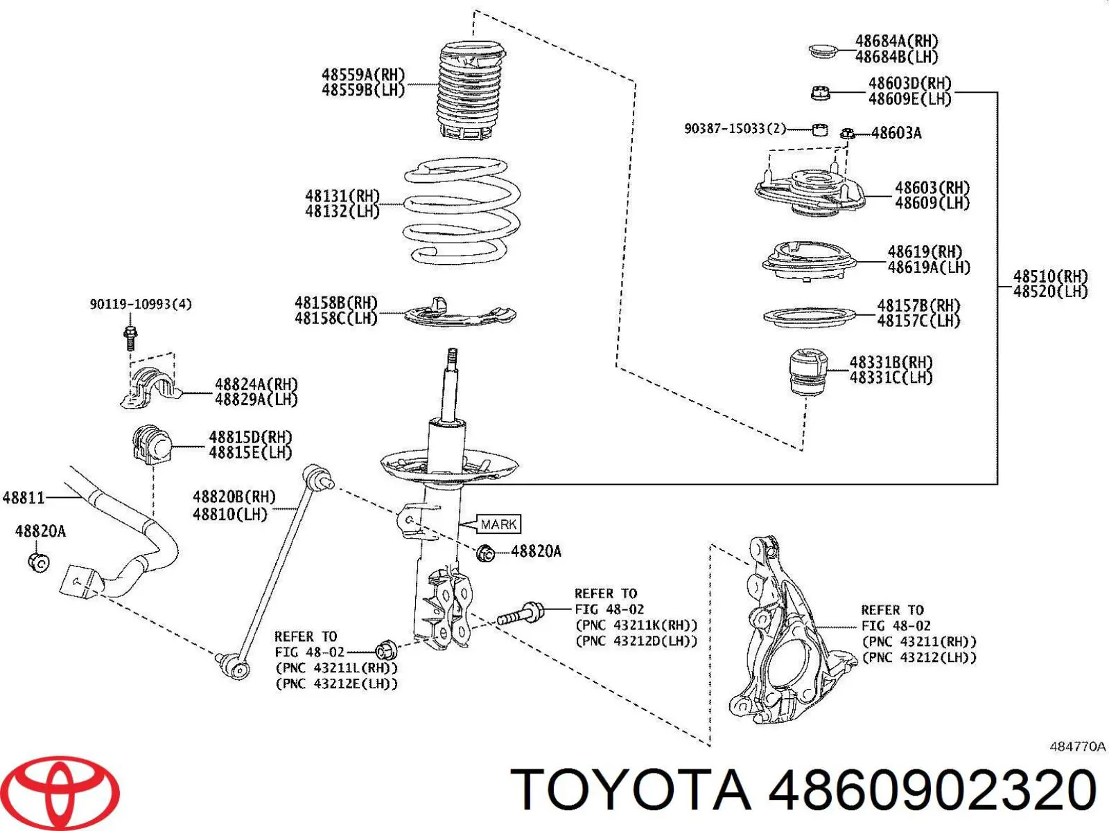 ASMTO1137 Tenacity Кріплення переднього амортизатора