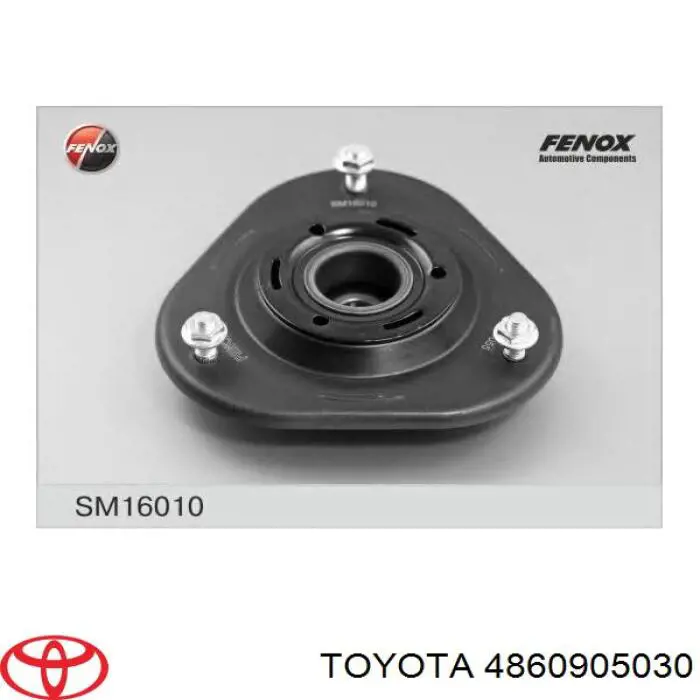 Опора стійки амортизатора переднього Toyota 4860905030 ціна, від 24.41 USD