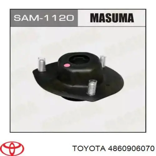 Опора амортизатора переднього лівого 4860906070 Toyota