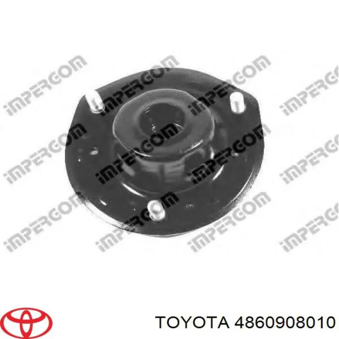 Опора амортизатора переднього лівого 4860906061 Toyota