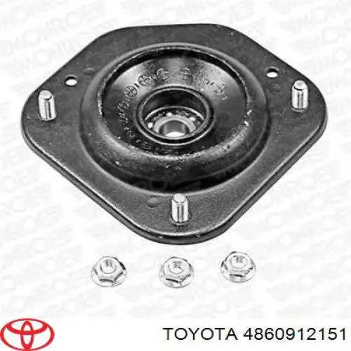 Опора амортизатора переднього 4860912151 Toyota