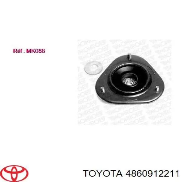 Подушка амортизатора переднього Toyota 4860912211