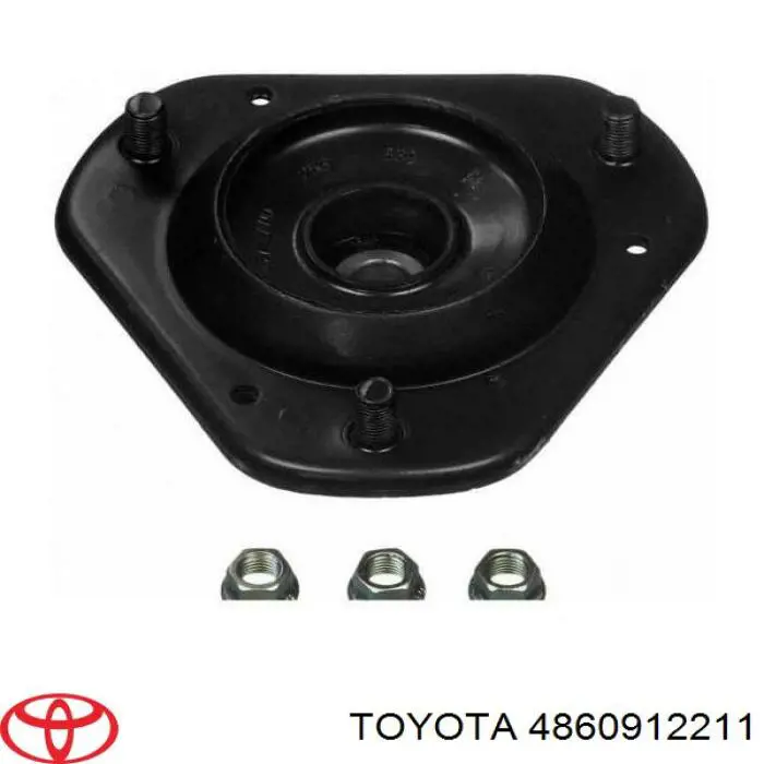 4860912211 Toyota опора амортизатора переднього
