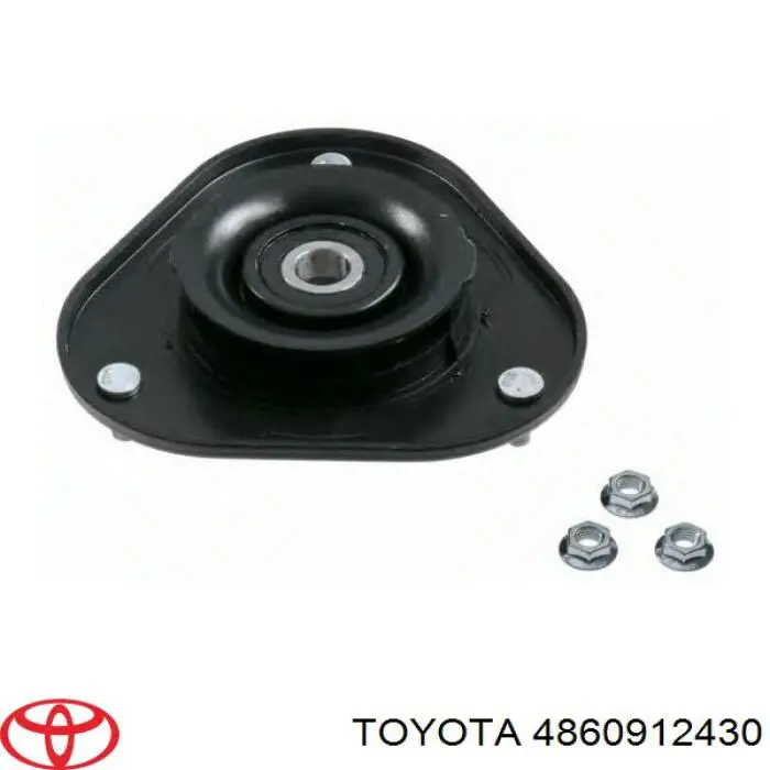 4860912430 Toyota опора амортизатора переднього