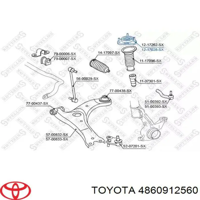4860912560 Toyota 