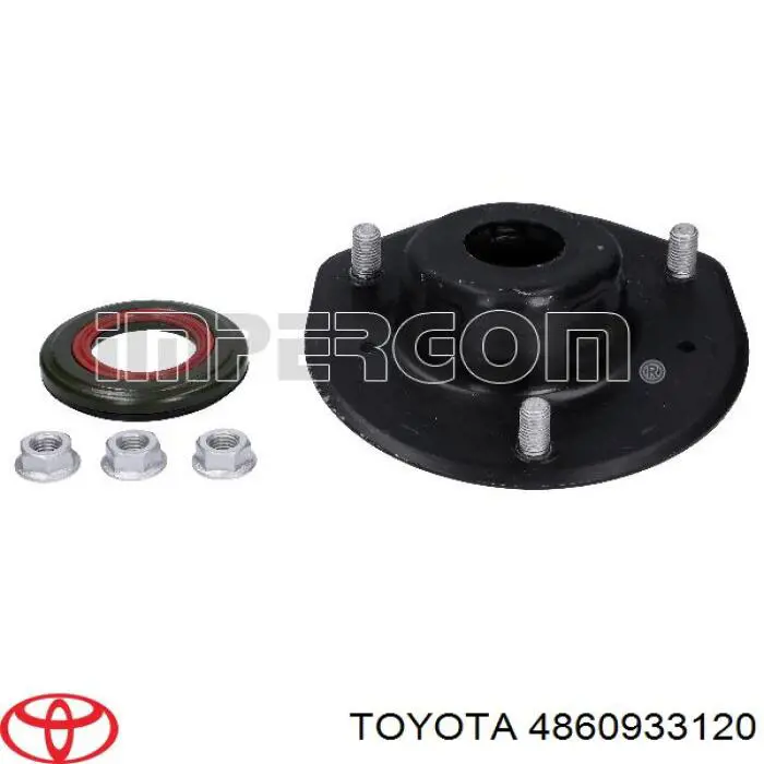 Купити 4860933120 Toyota Опора амортизатора переднього лівого