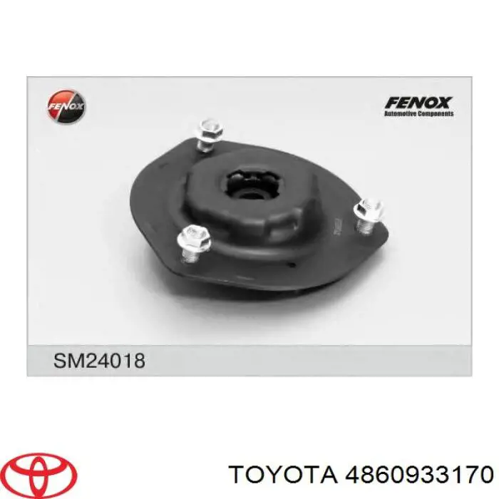 Купити 4860933170 Toyota Опора амортизатора переднього