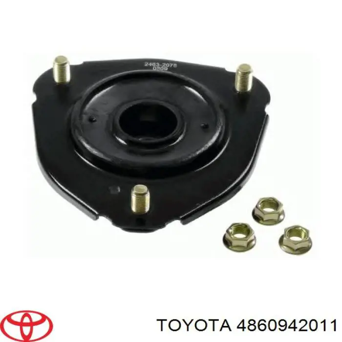 4860942011 Toyota опора амортизатора переднього