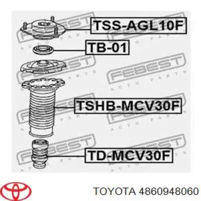 Купити 4860948060 Toyota Опора амортизатора переднього