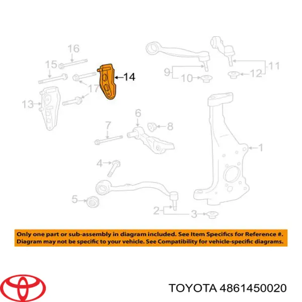 4861450020 Toyota 