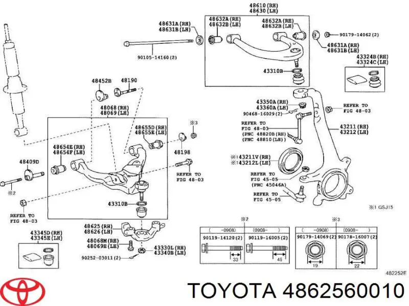  Toyota 4862560010 ціна, від 20.32 USD
