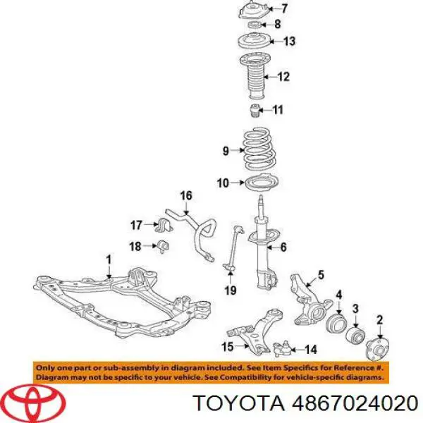  Toyota 4867024020 ціна, від 241.97 USD