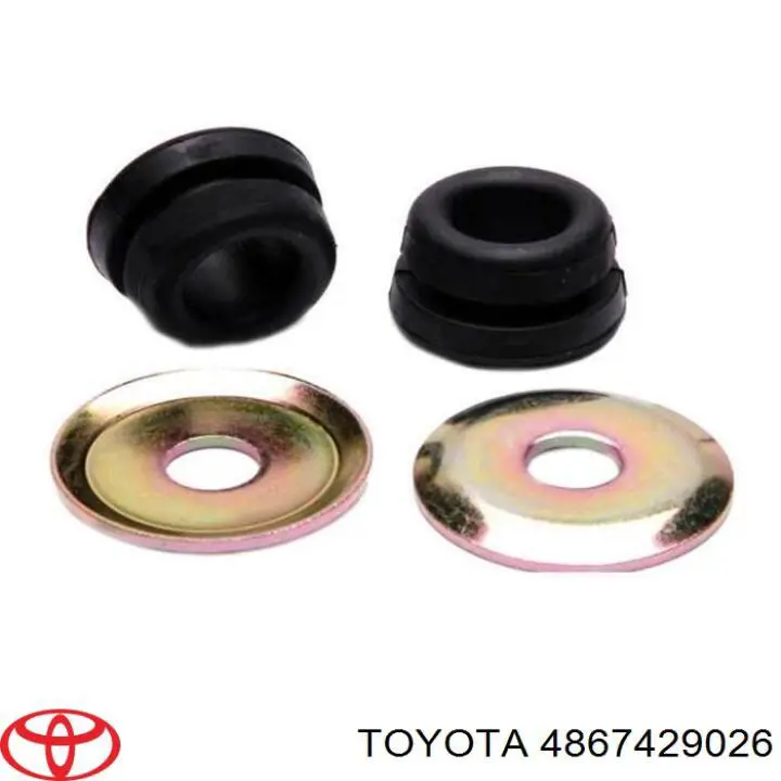 Сайлентблок розтяжки переднього нижнього важеля Toyota Liteace (CM3V, KM3V) (Тойота Літ айс)