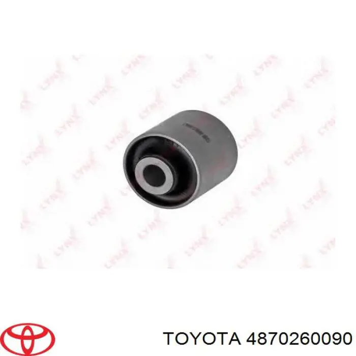 4870260090 Toyota Сайлентблок заднього поздовжнього верхнього важеля