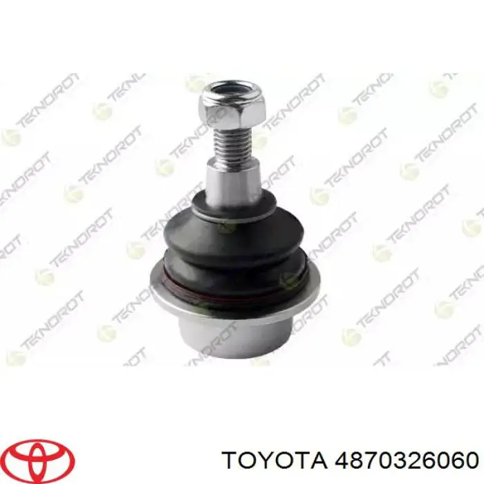 4870326060 Toyota Важіль/тяга задньої підвіски подовжній нижній, правий