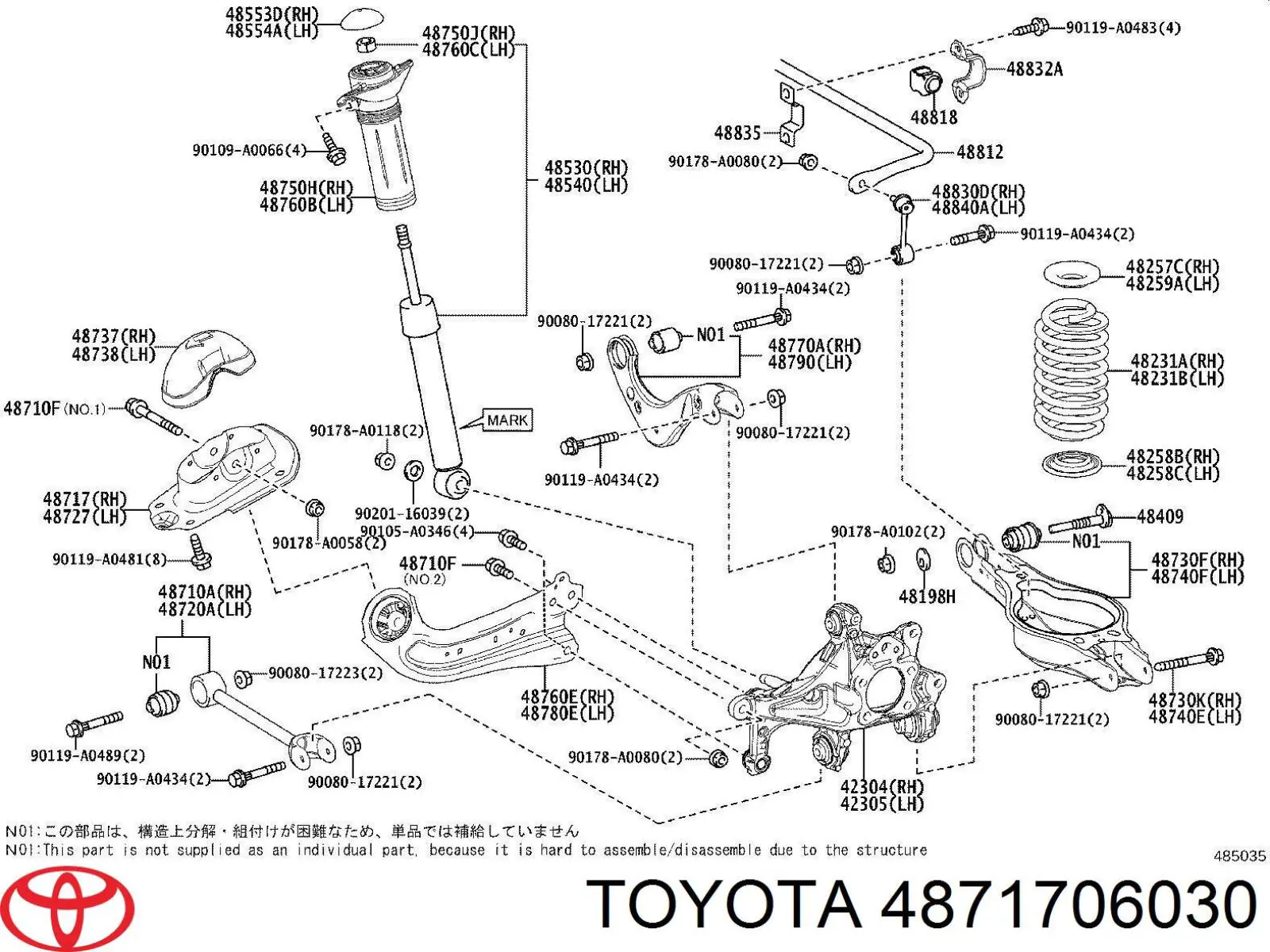4871706030 Toyota 