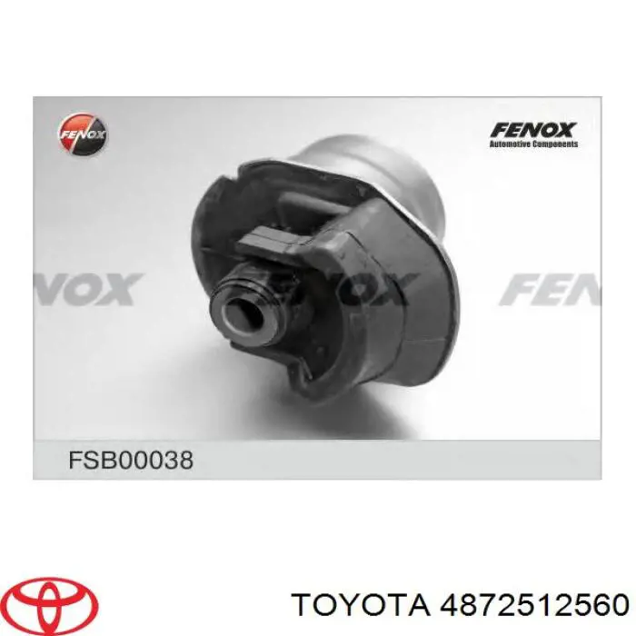 4872512560 Toyota Сайлентблок балки моста