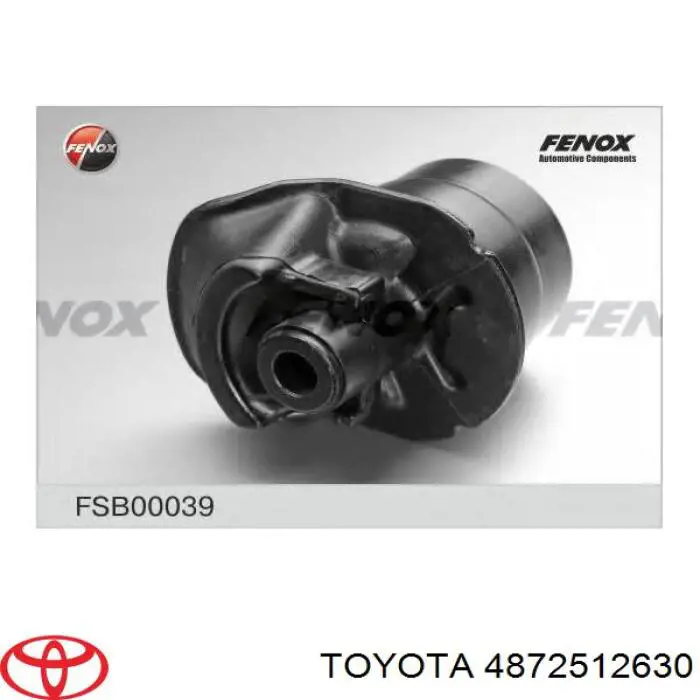 4872512630 Toyota Сайлентблок балки моста