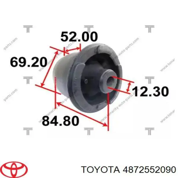  Toyota 4872552090 ціна, від 19.91 USD