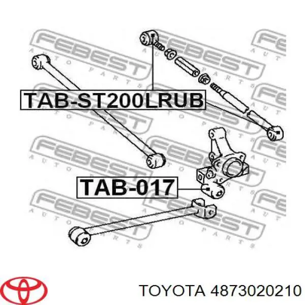 Тяга поперечна задньої підвіски 4873020210 Toyota