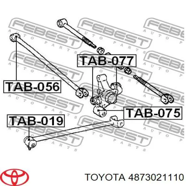  Toyota 4873021110 ціна, від 106.76 USD