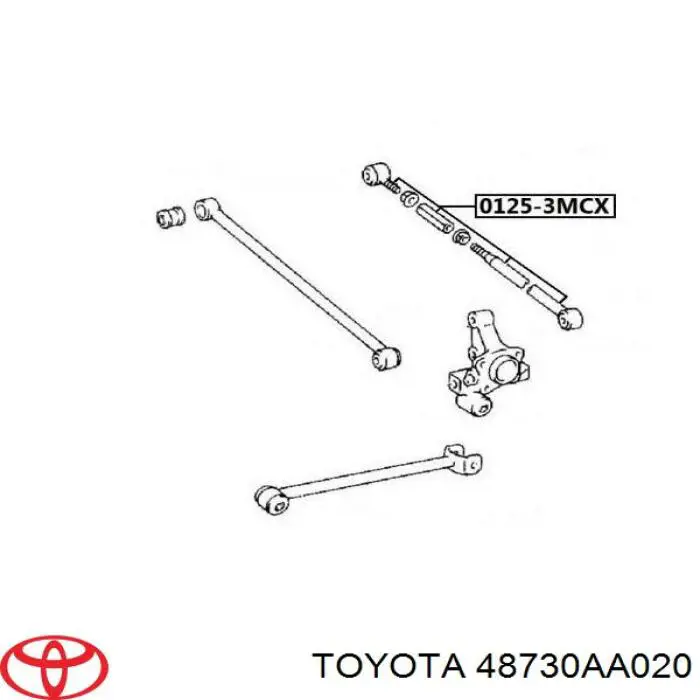 Задня поперечна тяга Toyota 48730AA020 ціна, від 32.44 USD