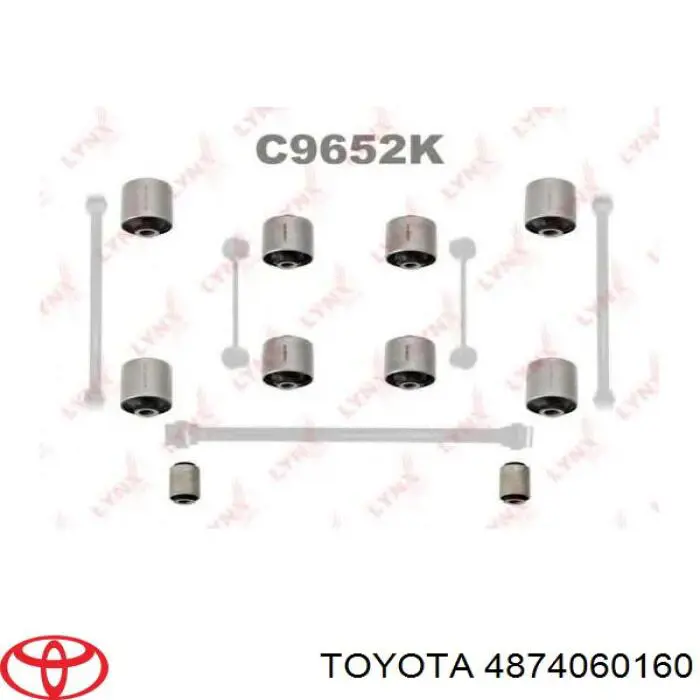 Задня поперечна тяга Toyota 4874060160 ціна, від 59.41 USD
