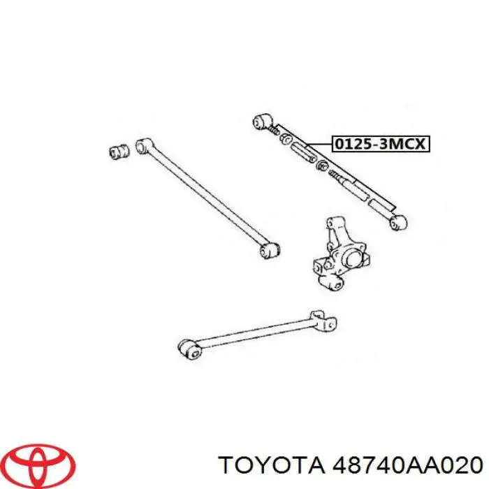 Задня поперечна тяга Toyota 48740AA020 ціна, від 91.99 USD