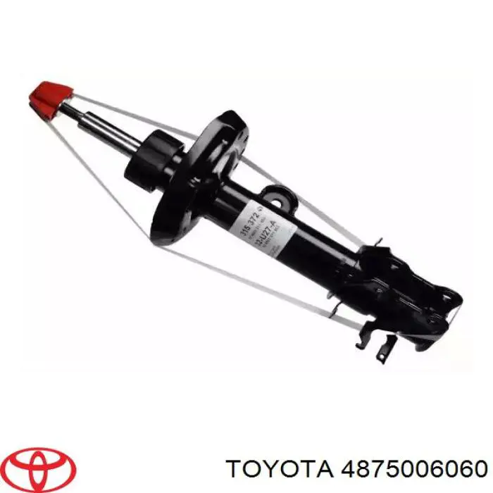 4875006060 Toyota Опора амортизатора заднього, правого