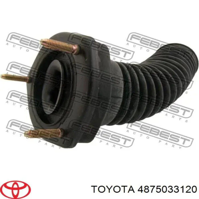 Подушка амортизатора заднього, правого Toyota 4875033120 ціна, від 32.51 USD