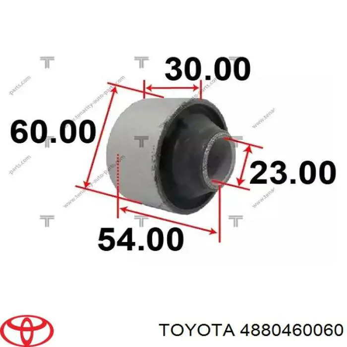 Передній стабілізатор 4880460060 Toyota