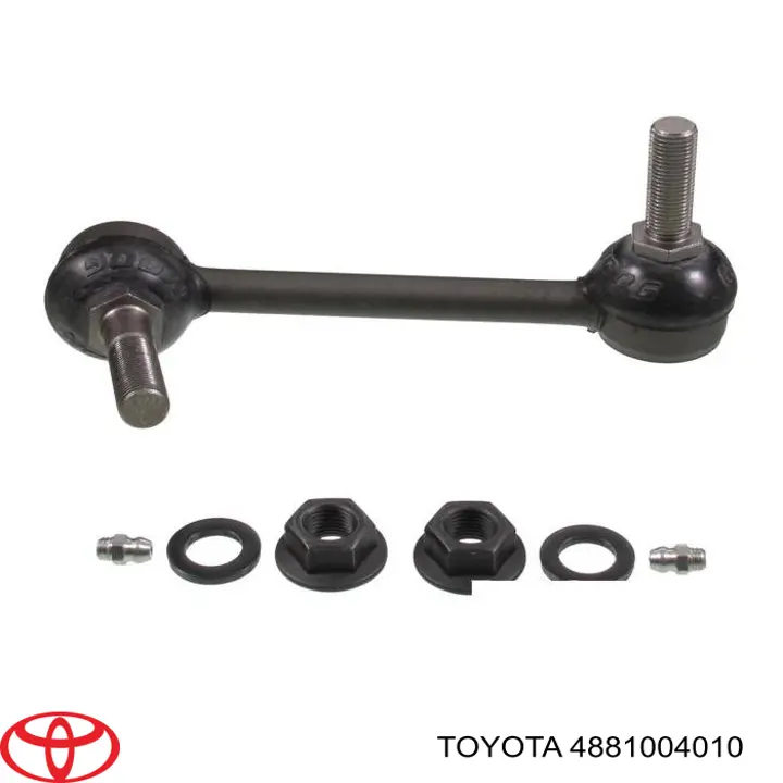 4881004010 Toyota Стійка стабілізатора, переднього, ліва