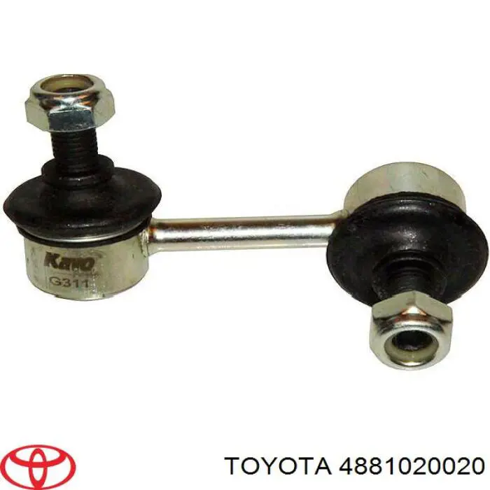 Стійка стабілізатора, переднього, ліва Toyota 4881020020 ціна, від 8.75 USD