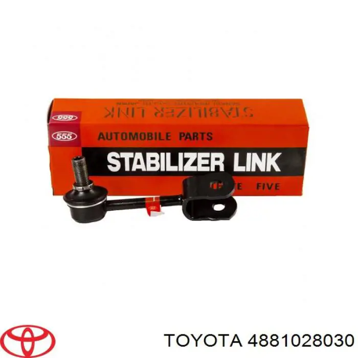 4881028030 Toyota стійка стабілізатора переднього, ліва