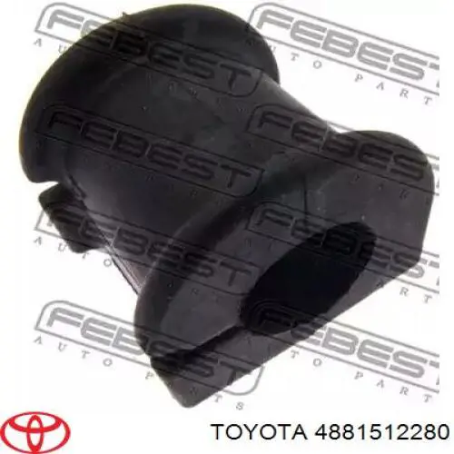 Втулка переднього стабілізатора Toyota 4881512280