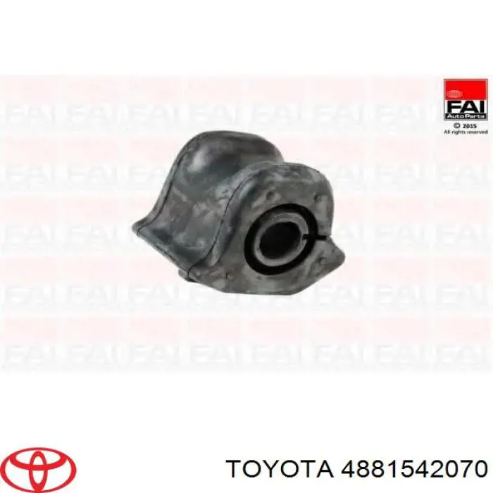 4881542070 Toyota Втулка стабілізатора переднього, ліва