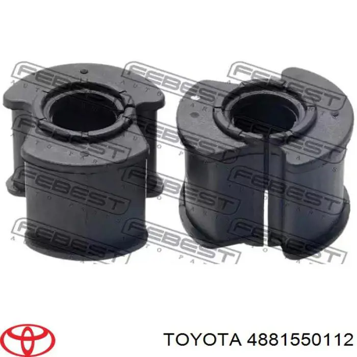 Втулка стабілізатора заднього Toyota 4881550112 ціна, від 9.31 USD