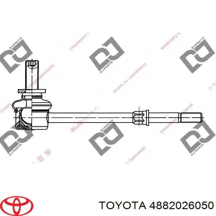 Стійка стабілізатора переднього 4882026050 Toyota