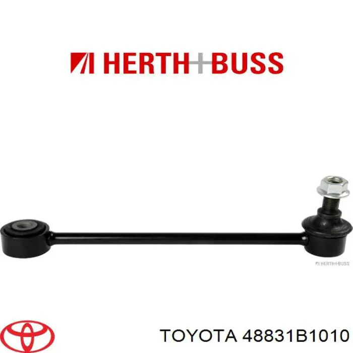 Стійка стабілізатора, переднього, ліва Toyota 48831B1010 ціна, від 8.48 USD