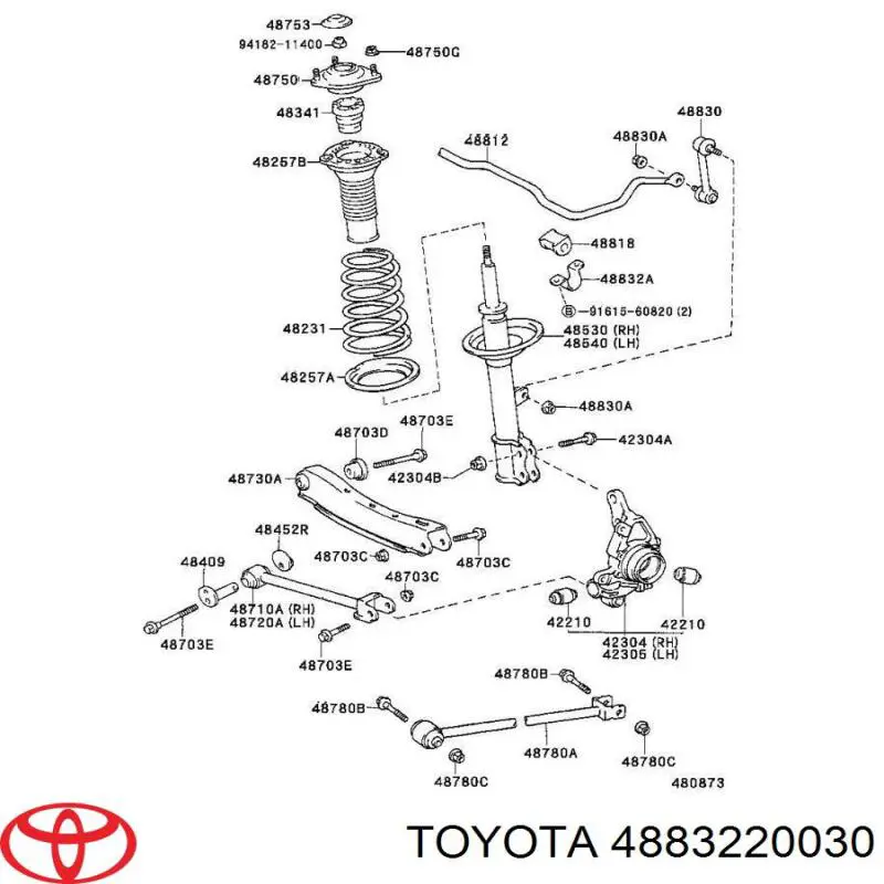 4883220030 Toyota 