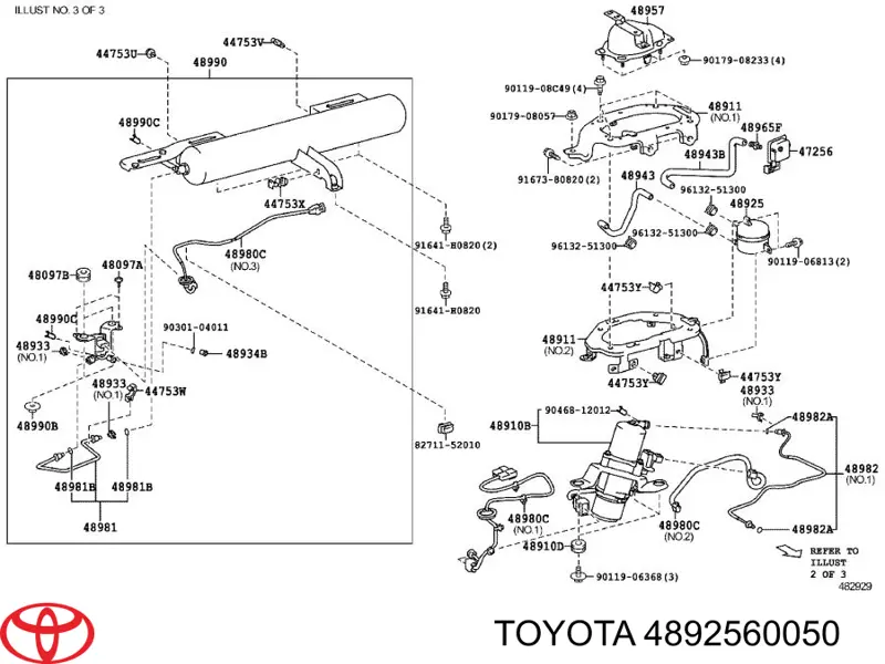 Фільтр повітряний компресора підкачки (амортизаторів) Toyota 4892560050 ціна, від 12.67 USD