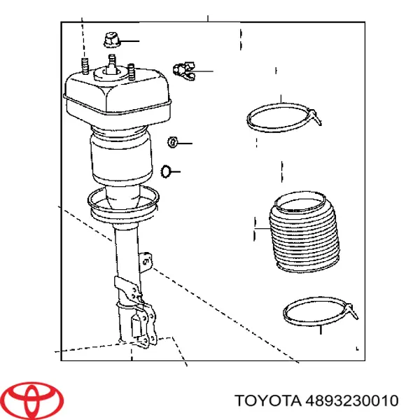 Прокладка масляного насосу Toyota 4893230010 ціна, від 2.22 USD