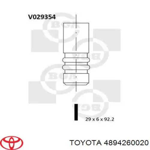 4894260020 Toyota 