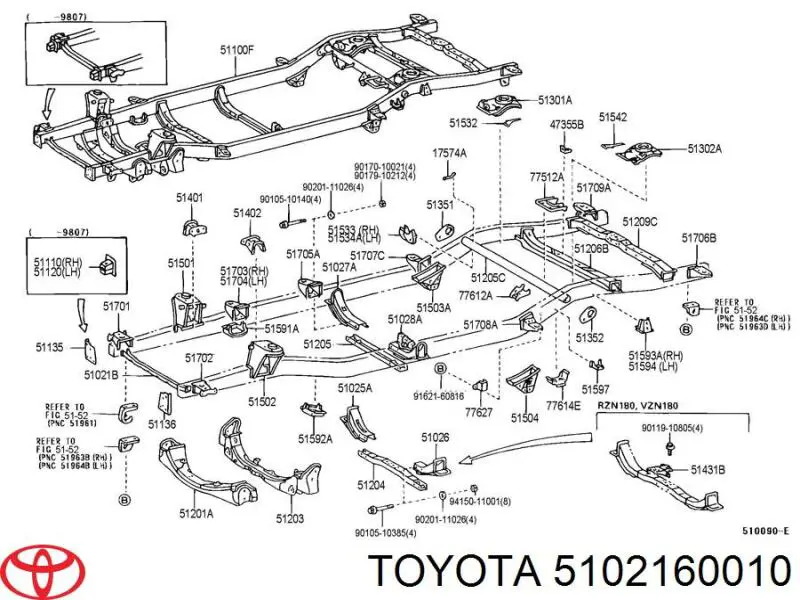 5102160010 Toyota 